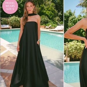 Show me your mumu Tinsley tube dress black